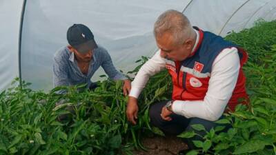 Hatay İl Tarım ve Orman Müdürü Abdurrahman Türkmen, Samandağ ilçesinde