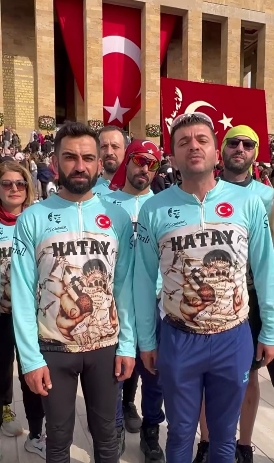 Atatürk’ün İzinde 670 Kilometre Pedal Çevirdiler Dörtyol Belediye Başkanı Dr. Bahadır Amaç, Türkiye Cumhuriyeti’nin kurucusu Gazi