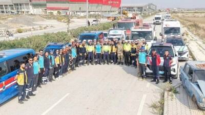 Hatay’da, olası trafik kazalarına karşı ekiplerin hızlı ve koordineli müdahale