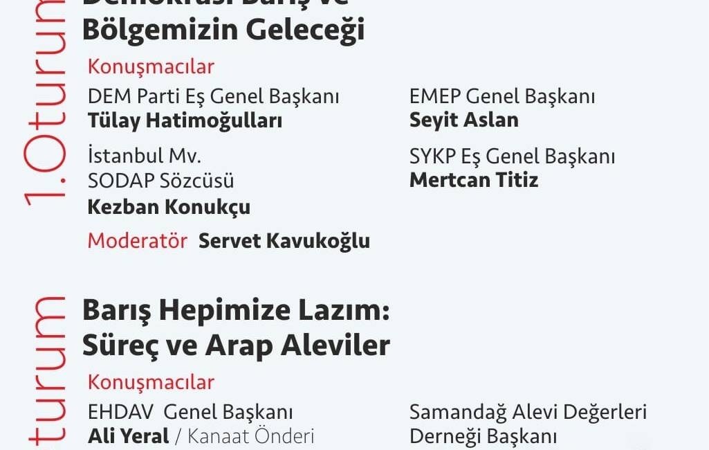   Hatay’ın Defne ilçesinde 23 Kasım Pazar günü düzenlenecek olan