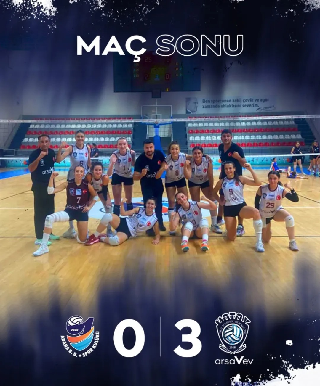 Türkiye Voleybol Federasyonu Kadınlar 2. Lig 13. Grup’ta mücadele eden