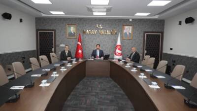 Hatay Valiliği, kentte devam eden kamu yatırımlarını ele almak amacıyla