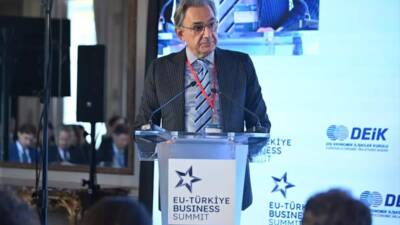 Ticaret Bakanı Ömer Bolat, Brüksel’de düzenlenen AB-Türkiye İş Zirvesi’nde yaptığı