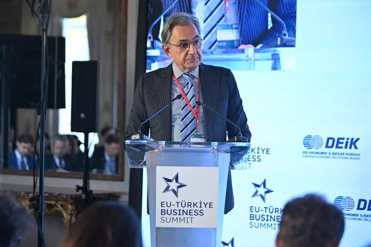 Ticaret Bakanı Ömer Bolat, Brüksel’de düzenlenen AB-Türkiye İş Zirvesi’nde yaptığı