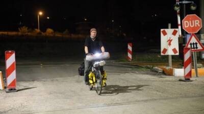 Balıkesir’den Mekke’ye umre ziyareti için 11 gün önce bisikletiyle yola