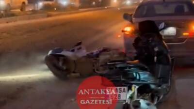   Hatay’da motosiklet sürücülerinin haftalardır dile getirdiği yol güvenliği sorunu