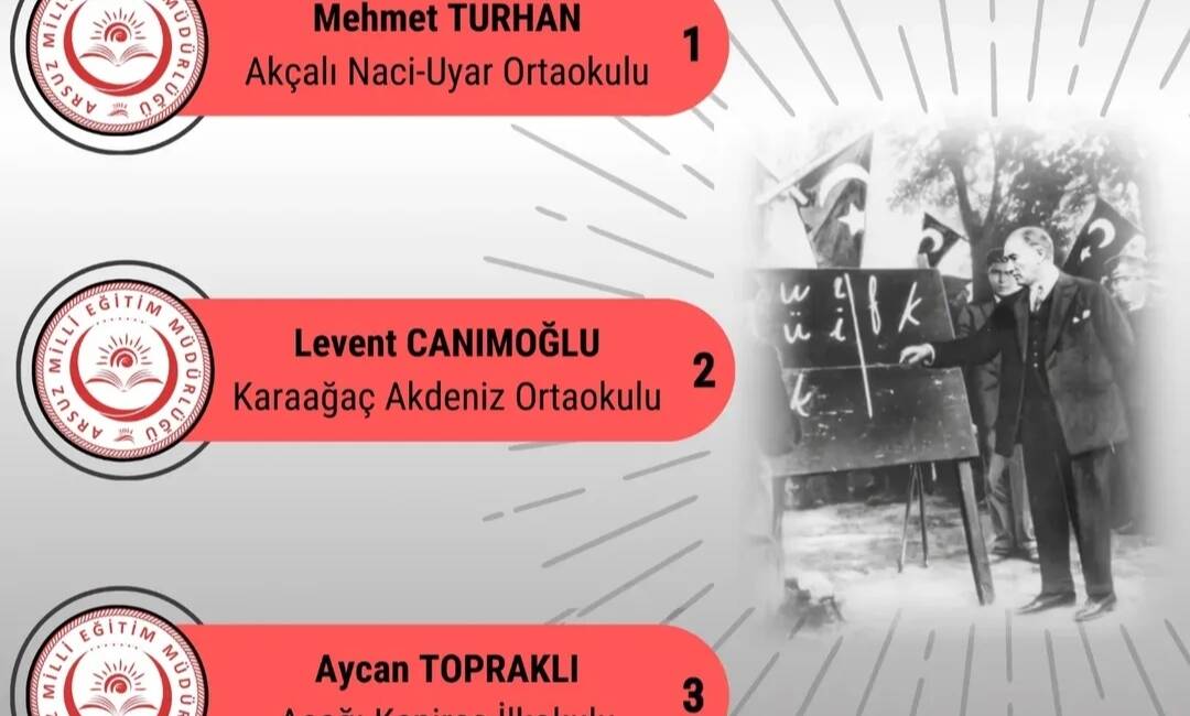 Arsuz’da 24 Kasım Öğretmenler Günü etkinlikleri kapsamında düzenlenen spor ve