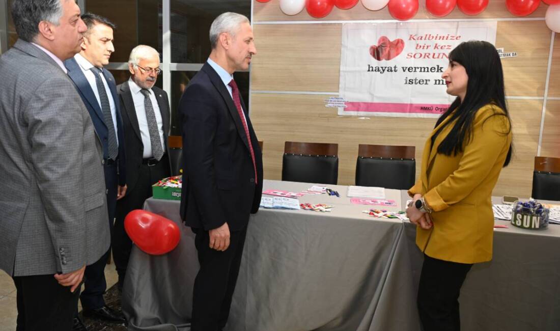 HMKÜ, Organ Bağışına Dikkat Çekti Hatay Mustafa Kemal Üniversitesi (HMKÜ) Tayfur Sökmen Yerleşkesi Merkezi Yemekhane