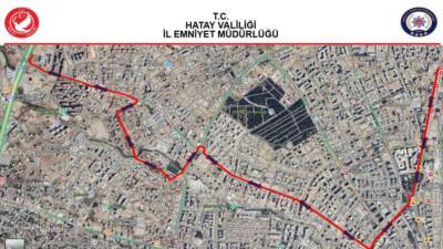 Hatay İl Emniyet Müdürlüğü, şehir merkezinde devam eden alt ve