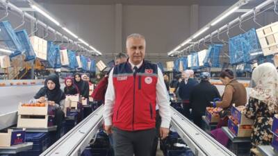 Hatay Tarım ve Orman İl Müdürü Türkmen, narenciye paketleme tesislerinde