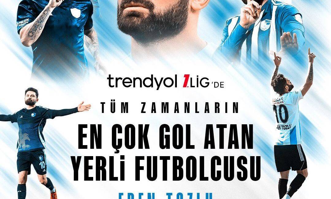 Trendyol 1. Lig’de hafta sonunda Mersin’de oynanan Hatayspor–Erzurumspor karşılaşmasına Eren