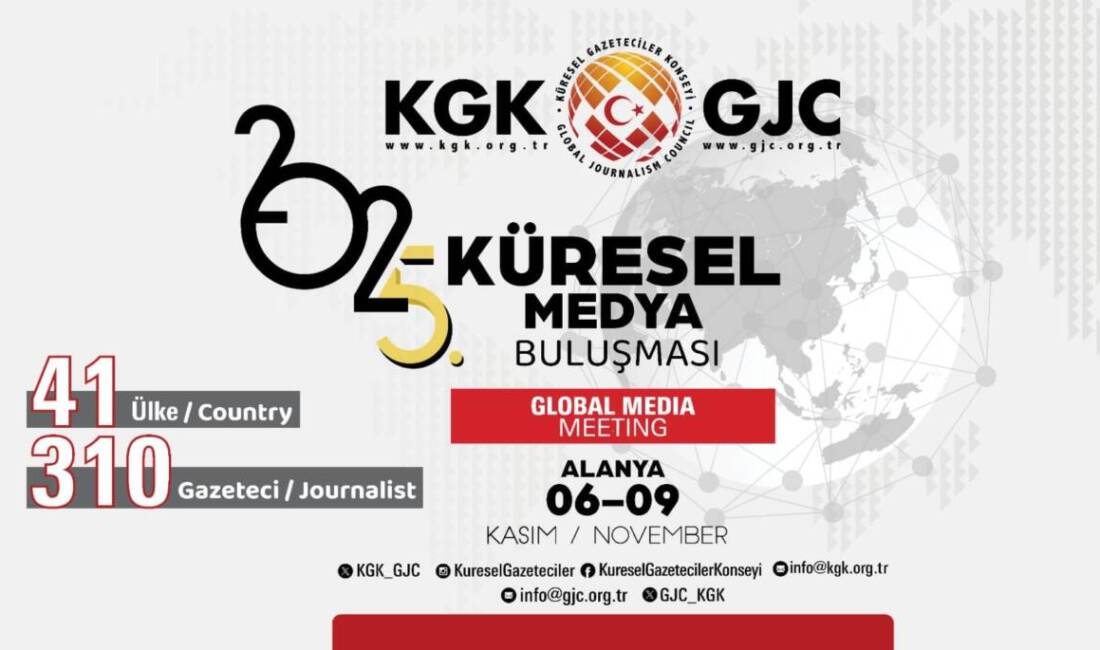 Küresel Gazeteciler Konseyi (KGK), medya diplomasisi misyonuna uygun olarak bu