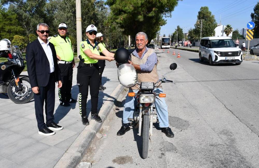 Hatay’ın Dörtyol ilçesinde İlçe Emniyet Müdürlüğü, motosiklet kazalarındaki artışa dikkat