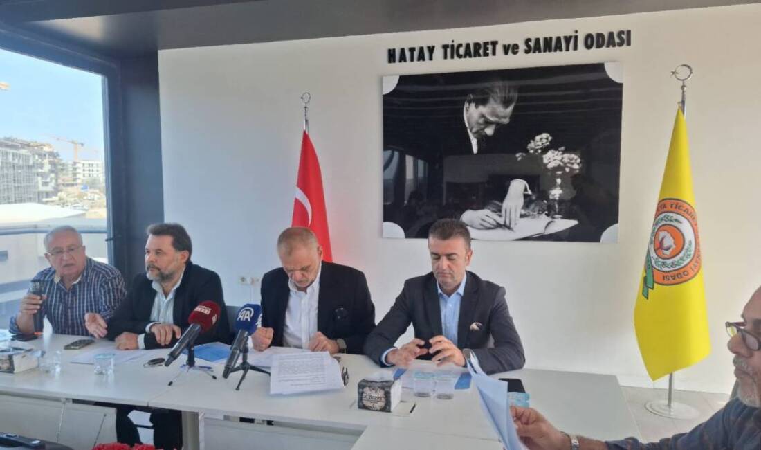 Hatay Ticaret ve Sanayi Odası (HATSO) Başkanı Hikmet Çinçin, düzenlediği