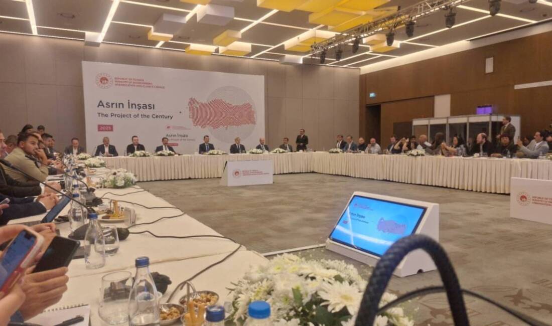 Hatay’da düzenlenen “Asrın İnşası” Gazeteciler Buluşması kapsamında, Çevre, Şehircilik ve