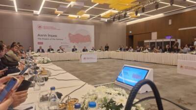 Hatay’da düzenlenen “Asrın İnşası” Gazeteciler Buluşması kapsamında, Çevre, Şehircilik ve