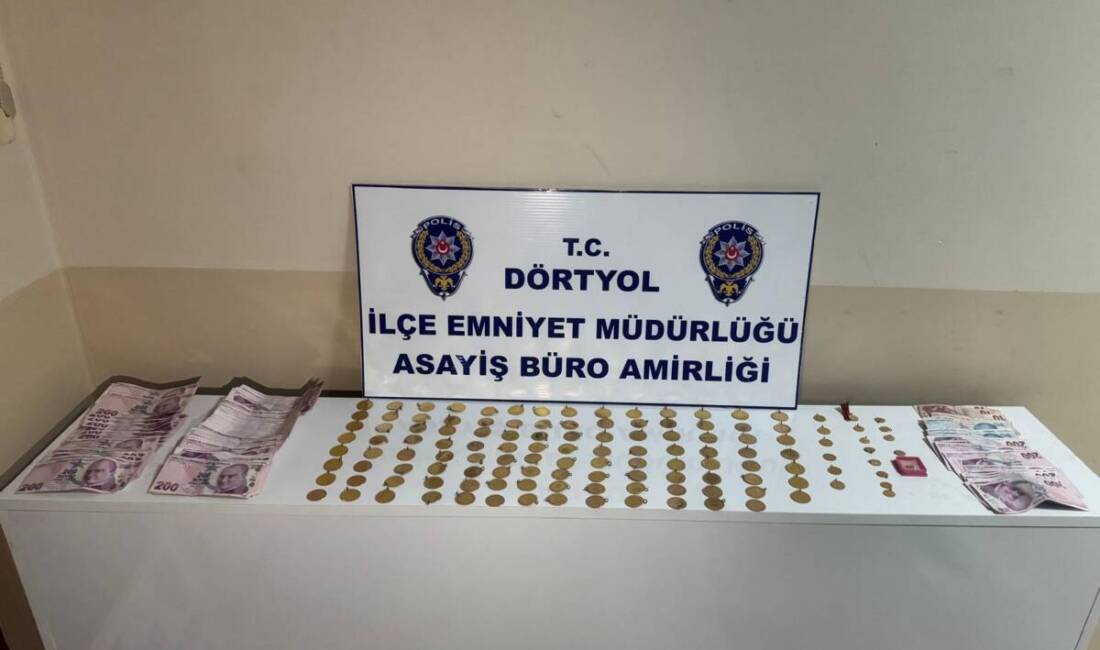 Hatay Emniyet Müdürlüğü ekiplerinin titiz çalışması sonucu, Dörtyol ilçesinde bir