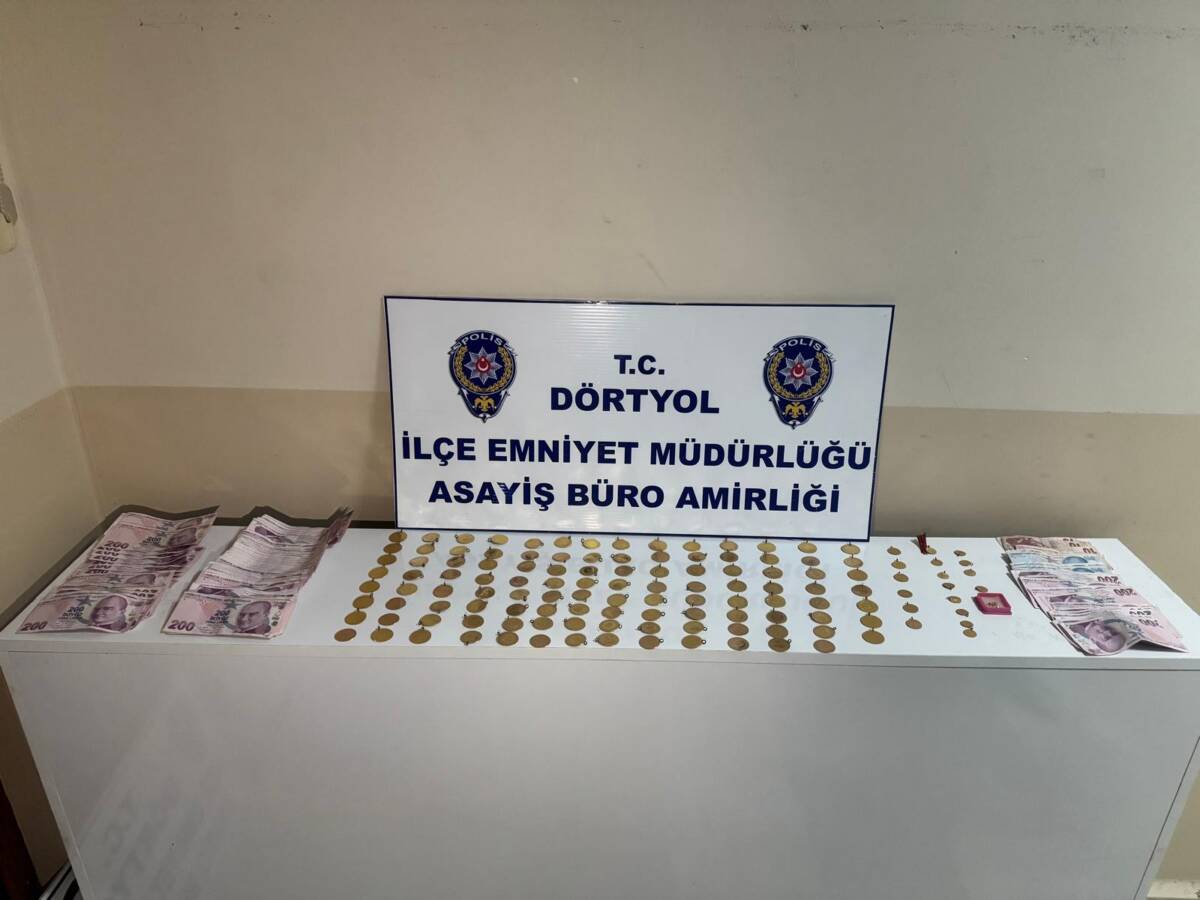 Hatay Emniyet Müdürlüğü ekiplerinin titiz çalışması sonucu, Dörtyol ilçesinde bir