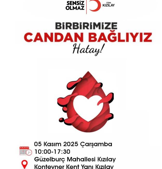 Türk Kızılay, “Birbirimize Candan Bağlıyız” sloganıyla yürüttüğü kan bağışı kampanyası