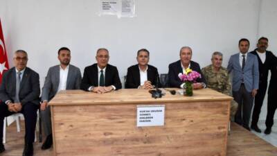 Antakya Belediye Başkanı İbrahim Naci Yapar, Antakya Kaymakamı Abdullah Akdaş’ın