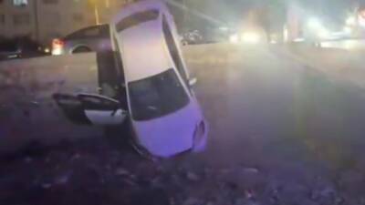 Antakya Çevreyolu’nun Çekmece Üst Geçidi mevkiinde meydana gelen trafik kazasında