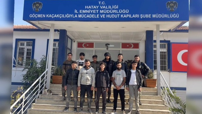 Hatay Emniyet Müdürlüğü ekipleri, Göçmen Kaçakçılığıyla Mücadele kapsamında yürütülen çalışmalar