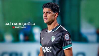 Antakya-Maşuklulu genç futbolcu Ali Habeşoğlu, bir kez daha Ümit Millî