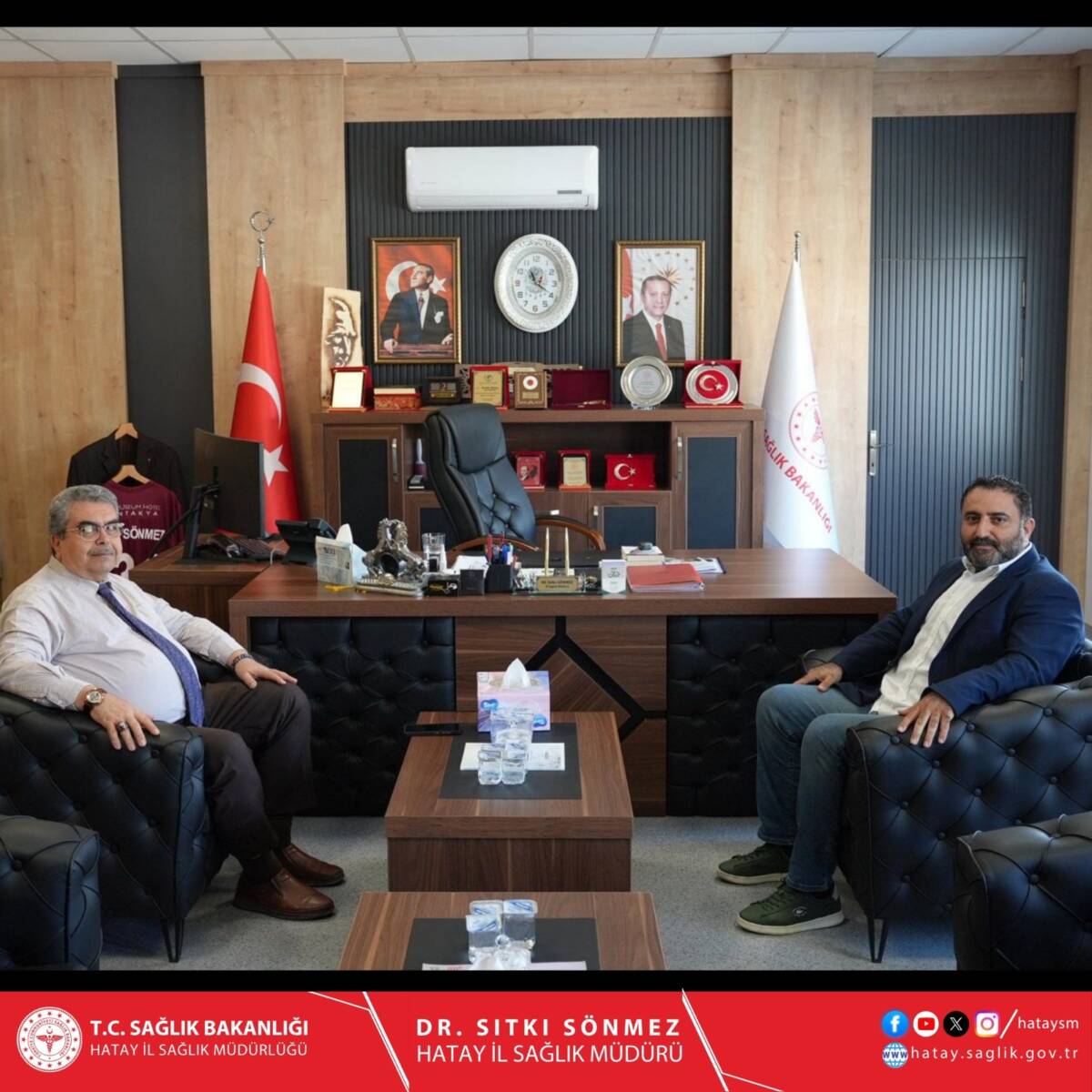 Defne Devlet Hastanesi Başhekimi olarak görev yaparken Hatay Eğitim ve