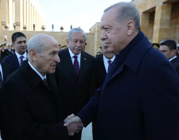 Cumhurbaşkanı Recep Tayyip Erdoğan ve MHP Genel Başkanı Devlet Bahçeli,
