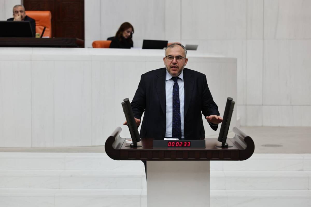 Saadet Partisi Hatay Milletvekili Necmettin Çalışkan, TBMM Genel Kurulu’nda yaptığı