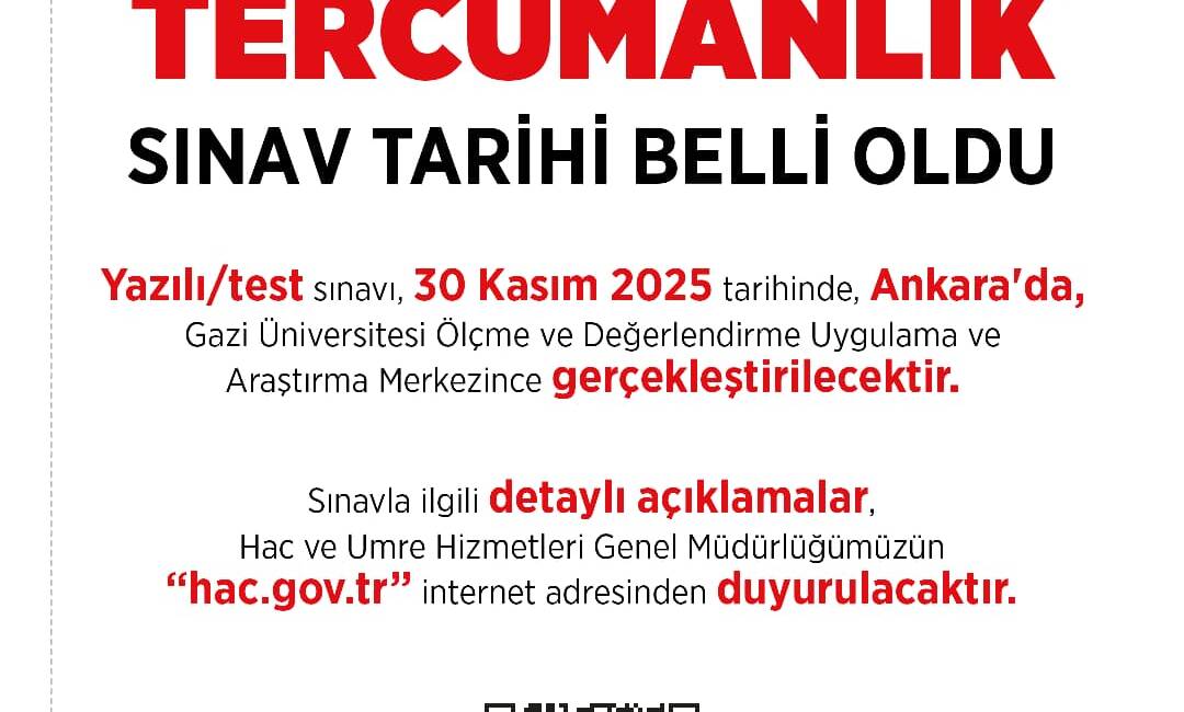 Diyanet İşleri Başkanlığı, hac ve umre organizasyonlarında görev alacak Arapça