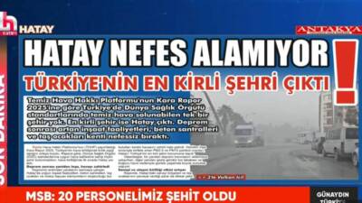 Temiz Hava Hakkı Platformu’nun Kara Rapor 2025 verilerine göre, Türkiye’de