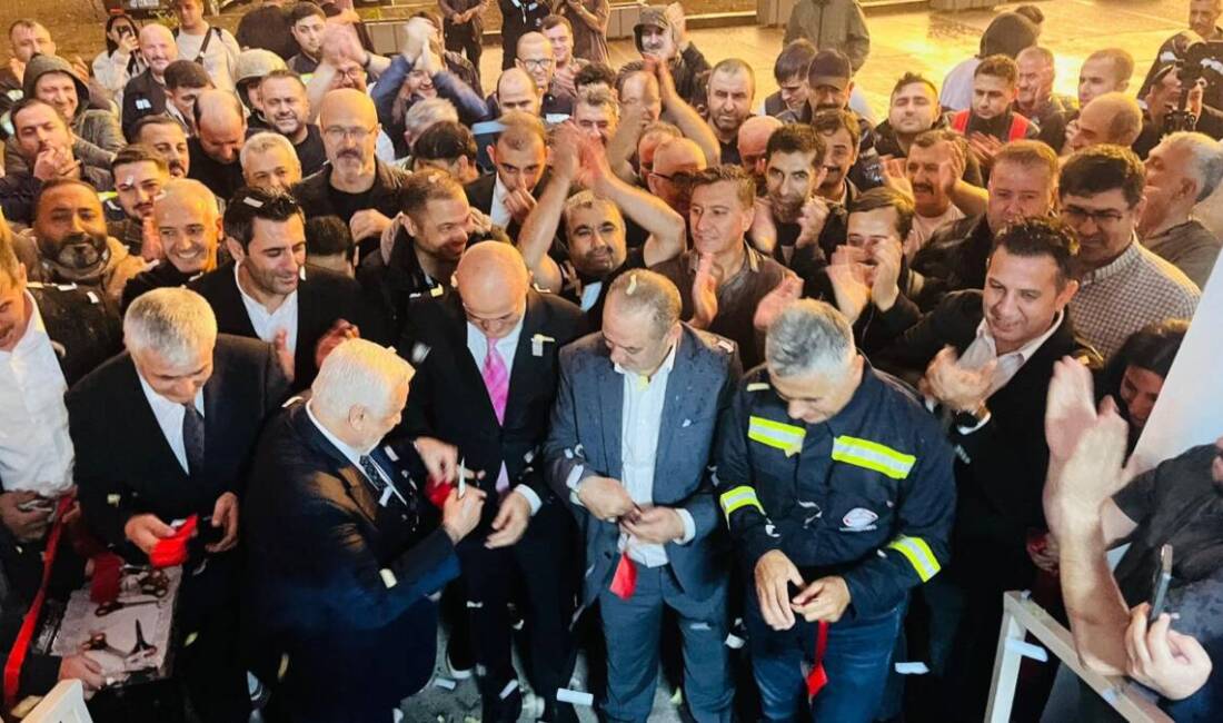 Özçelik-İş Sendikası İskenderun Şubesi tarafından yapımı tamamlanan yeni İSDEMİR Baştemsilcilik