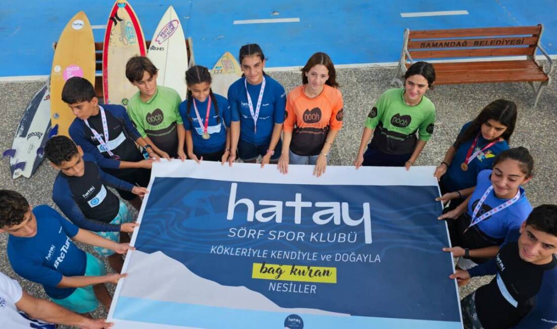 Depremin ardından dalgalarla buluşan Hataylı çocuklar, şimdi profesyonel bir sörf