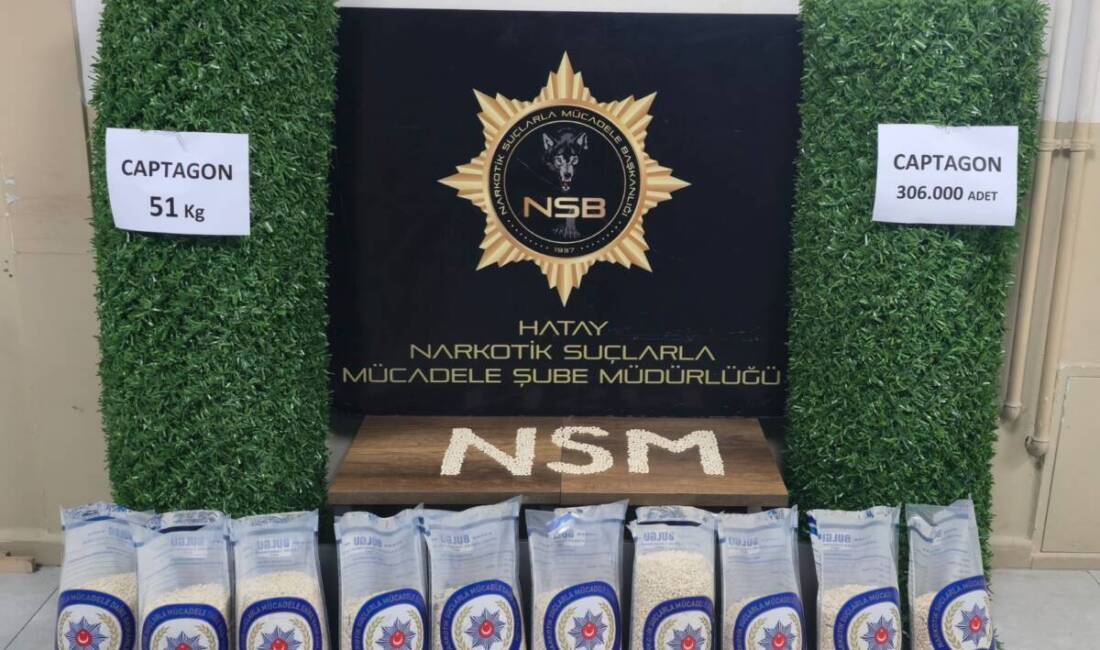 Hatay Emniyet Müdürlüğü ekiplerinin uyuşturucu imal ve ticaretine yönelik yürüttüğü