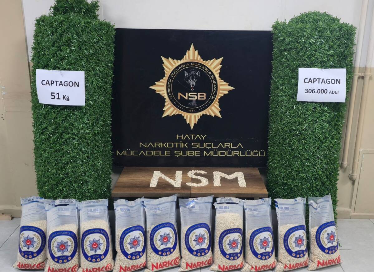 Hatay Emniyet Müdürlüğü ekiplerinin uyuşturucu imal ve ticaretine yönelik yürüttüğü