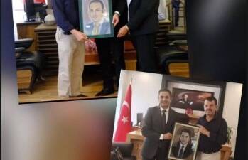 Antakyalı ressam Yusuf Altunay, Defne ilçesinde sanata verdikleri değeri vurguladığı