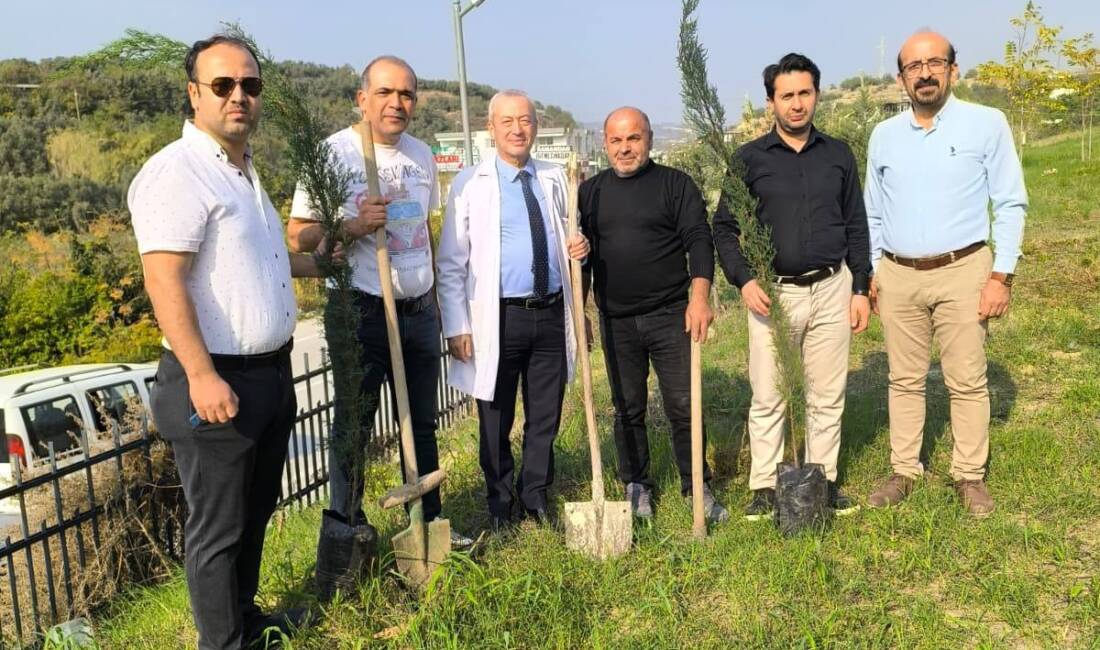 11 Kasım Dünya Ağaçlandırma Günü kutlamaları kapsamında Samandağ Devlet Hastanesi’nde