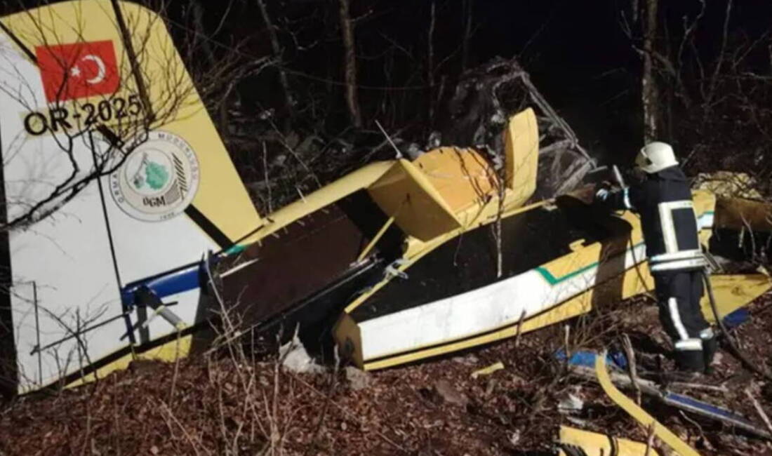 Hırvatistan’a bakım için giden iki yangın söndürme uçağından biriyle irtibat