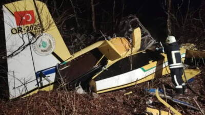 Hırvatistan’a bakım için giden iki yangın söndürme uçağından biriyle irtibat