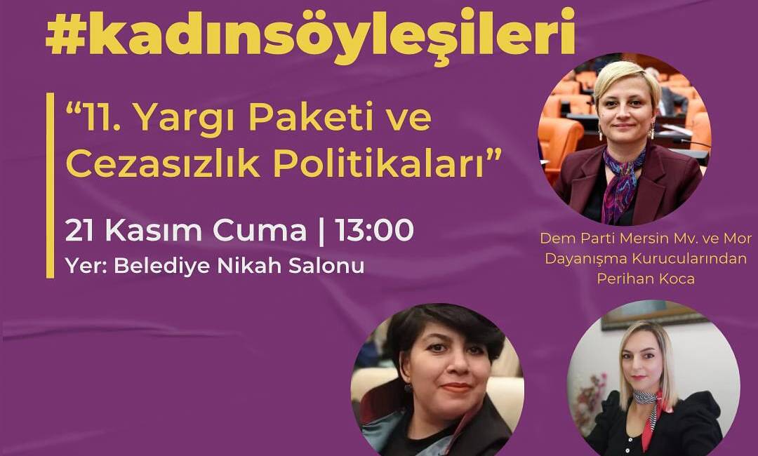 Hatay’ın Samandağ ilçesinde, 25 Kasım Kadına Yönelik Şiddete Karşı Uluslararası