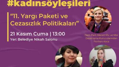 Hatay’ın Samandağ ilçesinde, 25 Kasım Kadına Yönelik Şiddete Karşı Uluslararası