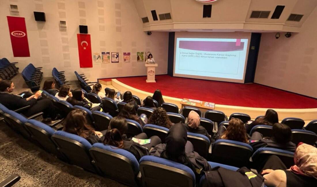 İskenderun İlçe Sağlık Müdürlüğü, İsdemir personeline yönelik düzenlenen eğitimle kanser