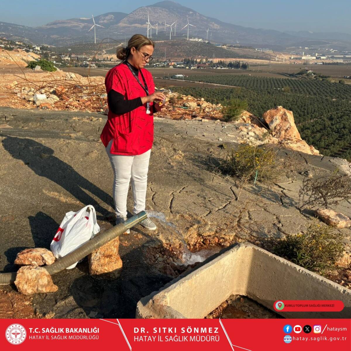 Hatay Büyükşehir Belediyesi Su ve Kanalizasyon İdaresi (HATSU) tarafından Kumlu