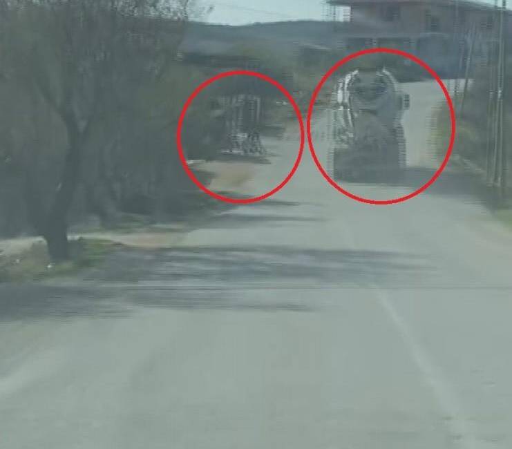 Hatay’ın Altınözü ilçesinde tek şeritli yolda 100 kilometreyi aşan hızla