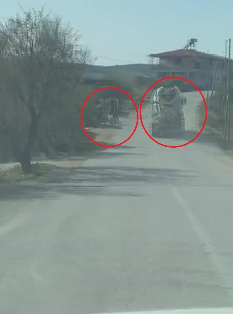 Hatay’ın Altınözü ilçesinde tek şeritli yolda 100 kilometreyi aşan hızla