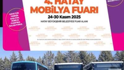 Hatay’da 24-30 Kasım 2025 tarihleri arasında düzenlenen 4. Hatay Mobilya