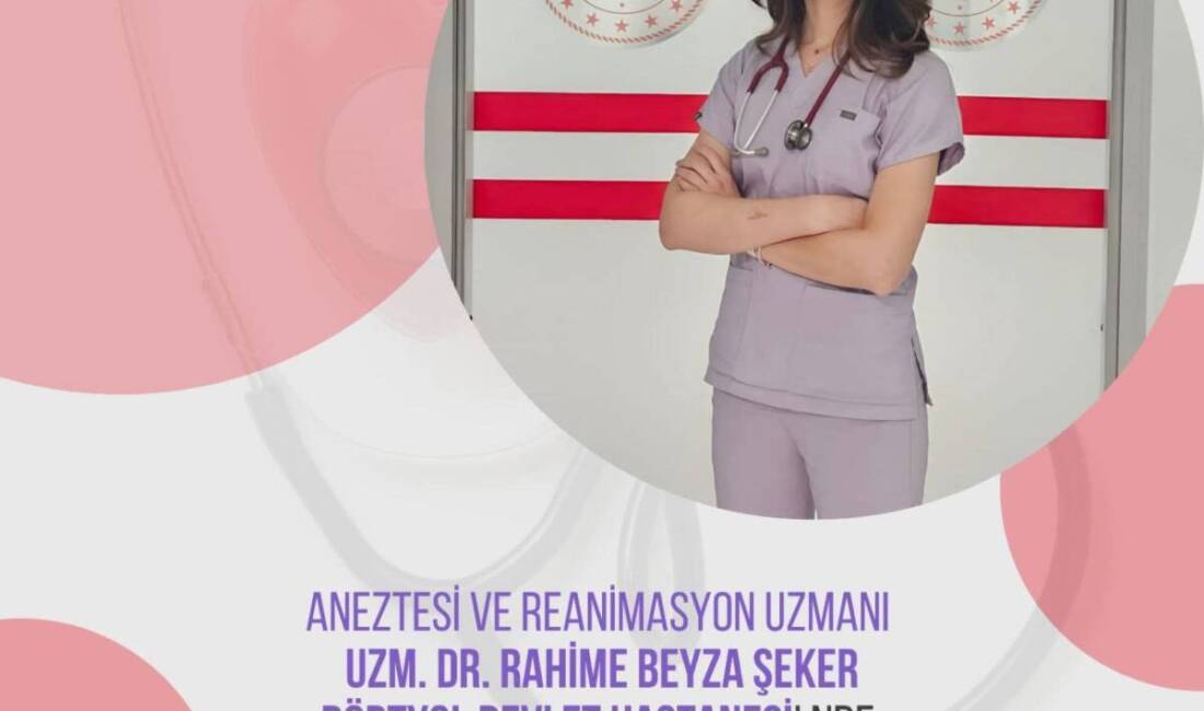 Dörtyol Devlet Hastanesi’ne “Reanimasyon ve Anestezi Uzmanı” yeni bir hekim