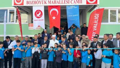 Hatay’da deprem sonrası yeniden ayağa kaldırılan ibadethanelere bir yenisi daha