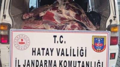 Hatay’da jandarma ekiplerinin düzenlediği operasyon sonucu menşei bilinmeyen yaklaşık 1